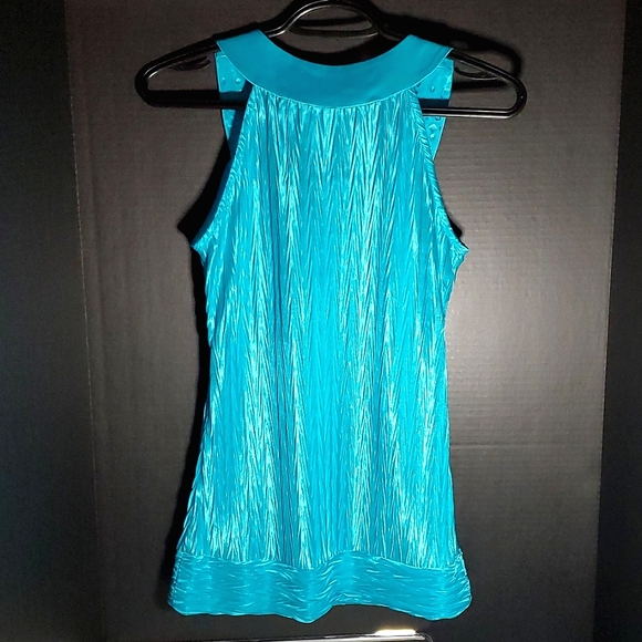 NEW HeartSoul Turquoise Blouse Tank Top with Rivets. Size Small (with tags) - Picture 7 of 15